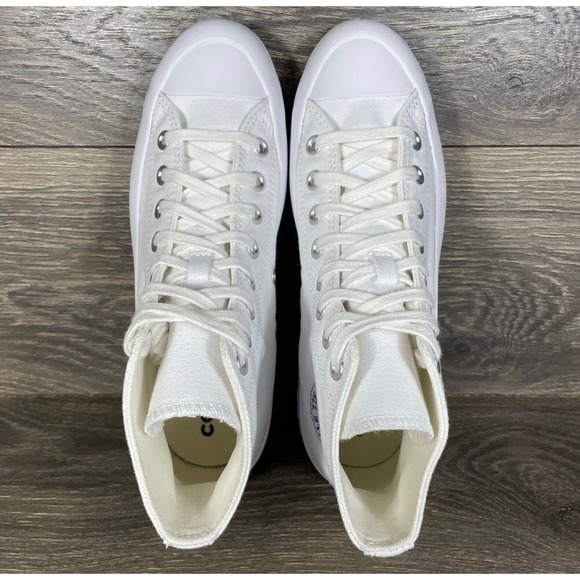 Converse Chuck Taylor All Star Lugged 2.0 Mens Sneaker Sz 8.5 White HIgh Top New - Picture 3 of 9